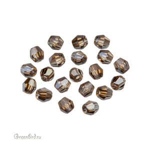 Swarovski 5000 Бусины круглые 3 мм, бронзовая дымка (#001BRSH), уп. 20 шт.