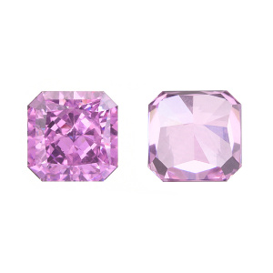 Crystalbird Фианит квадратный 12 мм, лаванда, 1 шт. (#CBFN-SQ12-06)