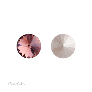 Swarovski 1122 Риволи SS39, нежно-розовый (#257), 1 шт.