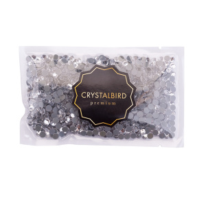 Crystalbird Клеевые стразы круглые SS20, прозрачный (#101), уп. 1440 шт.
