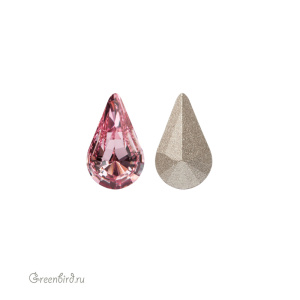 Swarovski 4328 Капля 10х6 мм, светло-розовый (#223), 1 шт.