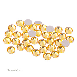 2088 Кристалл холодной фиксации Rose Flatback SS16 – Light Topaz (#226), уп. 36шт.