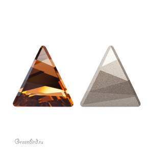 Swarovski 4717 Дельта 21,5 мм, светлый дымчатый топаз (#221), 1 шт.