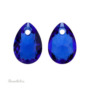 Swarovski 6433 подвеска Капля 11,5 мм, величественный синий (#296), 1 шт.