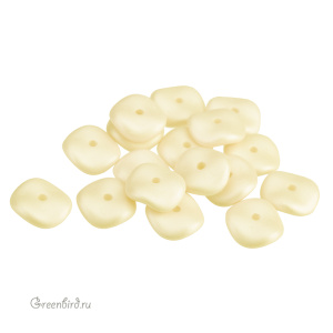 Wavelet Bead 10mm, Pastel Yellow, 1 шт. (#29301)