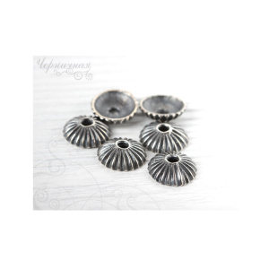 Чашечка, ант. серебро, 1 шт. (#С2970)