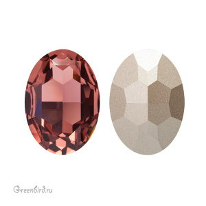 Swarovski 4127 Овал 30х22 мм, нежно-розовый (#257), 1 шт.