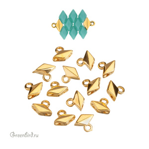 CYMBAL Концевик "Komia" для GemDuo, 24K Gold Plate, 1 шт. (#GD-012498-GP) CYMBAL Концевик "Komia" для GemDuo, 24K Gold Plate, 1 шт. (#GD-012498-GP)