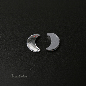 2813 Кристалл с плоским основанием горячей фиксации Moon 8х5,5 мм – Crystal (#001), 1шт. 2813 Кристалл с плоским основанием горячей фиксации Moon 8х5,5 мм – Crystal (#001), 1шт.
