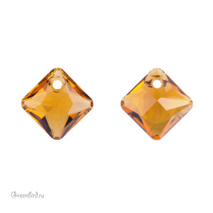 Swarovski 6431 подвеска Принцесса 11,5 мм, топаз (#203), 1 шт.