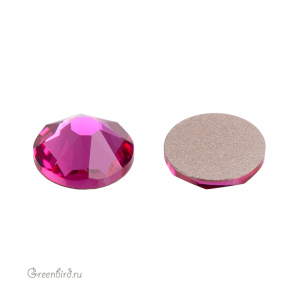 Swarovski 2088 Клеевые стразы круглые SS30, фуксия (#502), 1 шт.