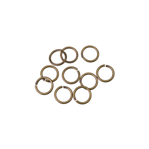 Соединит. кольца TierraCast 6 мм, античная латунь, уп. 10 шт (#TC-0025-27-10)