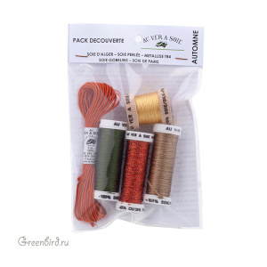 Набор ниток AVAS с кручеными нитями, Automne