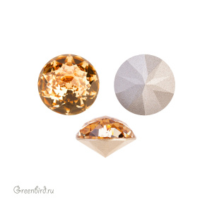 Swarovski 1400 Граненый купол 14 мм, светлый колорадский топаз (#246), 1 шт.