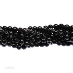 Swarovski 5810 Жемчуг 3 мм, мистический черный (#335), уп. 50 шт.