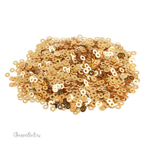Пайетки 2мм плоские Oro (#2011)
