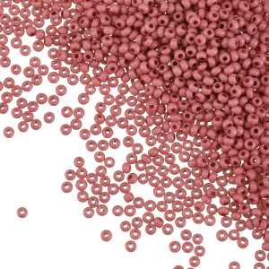 Бисер чешский PRECIOSA Czech круглый 11/0, PINK CORAL OPAQUE (#03693), 10 г