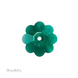 3700 Marguerite Lochrose Sew-on Stone 10 мм – Emerald (#205)