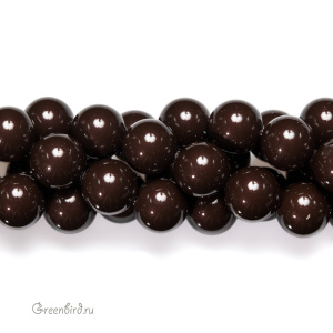 Swarovski 5810 Жемчуг 12 мм, темно-бордовый (#388), 1 шт.