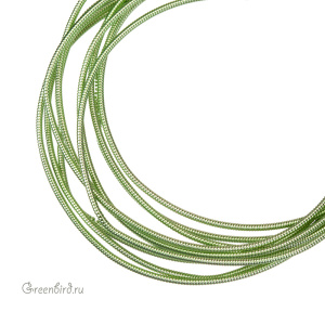 Канитель жесткая 1 мм, салатовый (KAN9009)