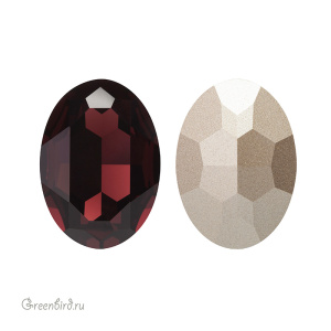 4127 Oval Fancy Stone 30х22 мм – Burgundy (#515)