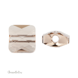 5053 Бусина Mini Square Bead 6mm – Light Silk (#261)