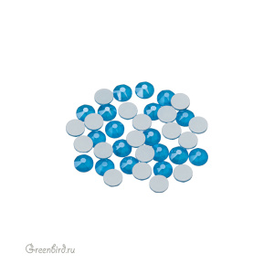 2088 Кристалл холодной фиксации Rose Flatback SS16 – Electric Blue (#001L134S), уп. 36шт.