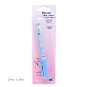 Маркер смываемый Hemline тонкий, голубой (#295.F.JP)
