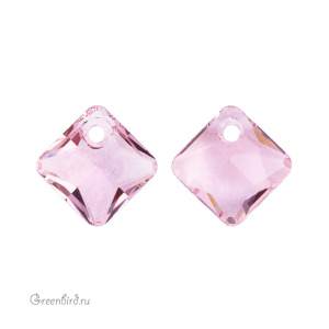 Swarovski 6431 подвеска Принцесса 9 мм, светло-розовый (#223), 1 шт.