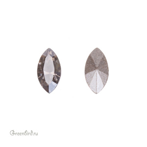 Swarovski 4228 Наветт 6х3 мм, сатин (#001SATIN), 1 шт.