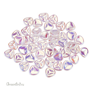 Rose Petals 8x7mm, Crystal Full AB, 10 гр (#00030/28703)