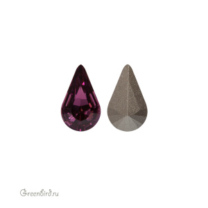 Swarovski 4328 Капля 13х7,8 мм, аметист (#204), 1 шт.