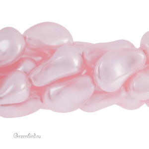 Swarovski 5843 Жемчуг барочный капля 16 мм, розалин (#294), 1 шт.