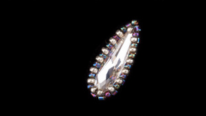 PDF мастер-класс по оплетению кристалла 4331 Raindrop 15 mm