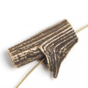 "Шелест листвы", бейл, ант. латунь, 1 шт (#Л3136)