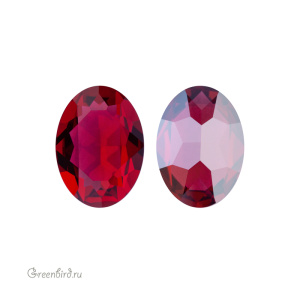 Swarovski 4120 Овал 6х4 мм, алый сияющий (#276IGNIT), 1 шт.