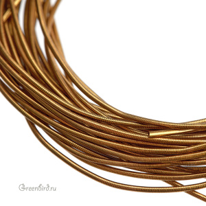 Канитель мягкая 0.5 мм, античное золото (KAN4959)