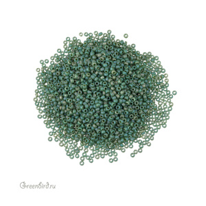 Бисер MIYUKI Круглый 15/0 Frost Glaze непрозрачный радужный (#4699)