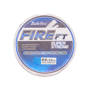 Нить-леска ZUKIBO Fire FT Crystal, 10 м (#ZF6CR10)