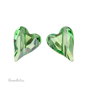 5743 Бусина Wild Heart Bead 12mm – Peridot (#214) 5743 Бусина Wild Heart Bead 12mm – Peridot (#214)