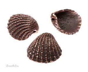 "Море", подвеска, ант. бронза, 1 шт. (#0620)