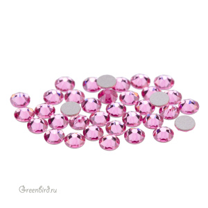 Swarovski 2088 Клеевые стразы круглые SS12, розовый (#209), уп. 36 шт.