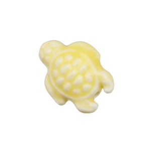 Бусина керамика "Черепаха" 18х14 мм, желтый, 1 шт. (#SVA-CRM-88)