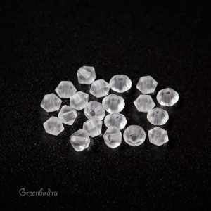 5328 Bicone 3mm – Crystal Matt Finish (#001MFIN)
