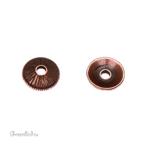 Чашечка LH "Радиант" 11 мм, ант. медь, 1 шт. (#TC-5743)