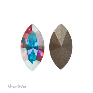 Swarovski 4228 Наветт 10х5 мм, прозрачный радужный (#001AB), 1 шт.