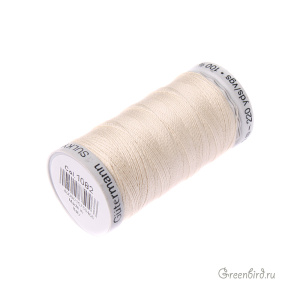 Нить Gutermann для вязания Cotton 12, серо-бежевый (#1082)