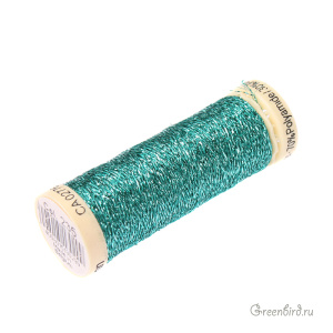 Металлизированная нить Gutermann W331, 50м, темно-зеленый (#235)