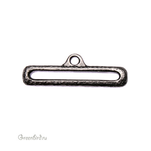 Концевик для кожи, gunmetal (#TC-3172)