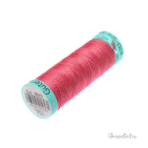 Шелковая нить Gutermann R753, 30м, малиновый щербет (#890)